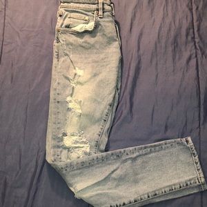 H&M ripped denim jeans